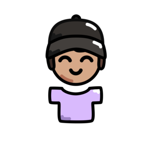 Ein Icon von einer User:in mit violettem T-Shirt und braunen Haaren, die unter einer schwarzen Mütze hervorschauen.